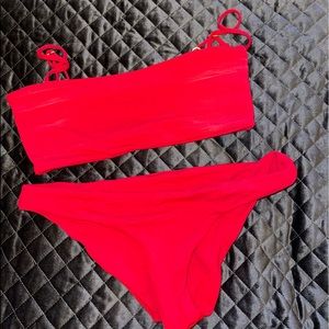 Red l space bikini